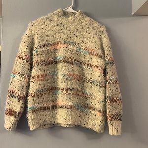 Maurices fuzzy medium sweater. Very soft. Only worn once or twice. No stains.